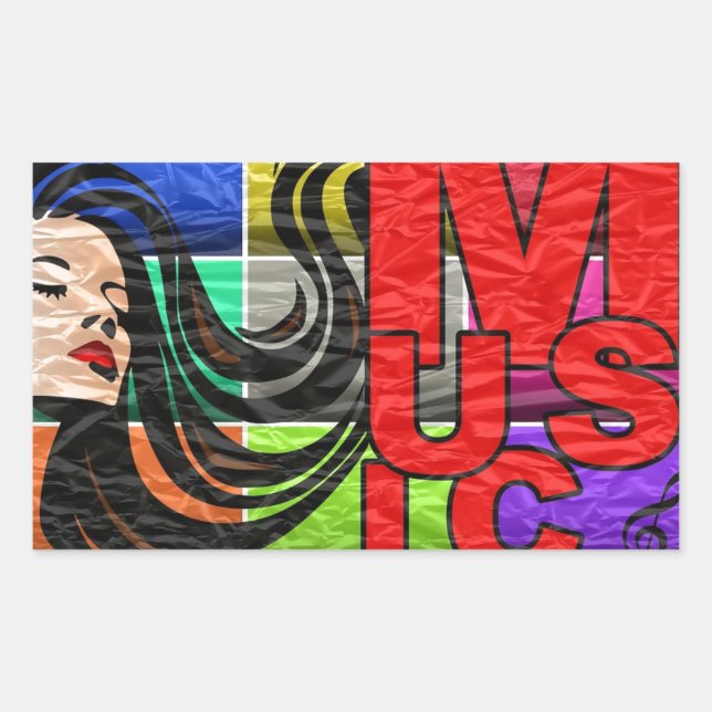 Music Is My Life Sticker (Front)