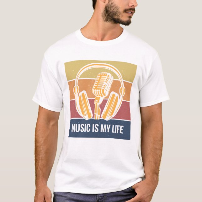 Music is my Life T-Shirt (Front)