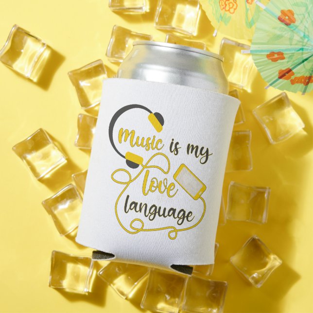Music is my love language romantic phrase can cooler (In Situ Summer)