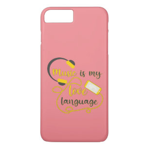 Music is my love language romantic phrase Case-Mate iPhone case