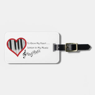 Music is my Soul Luggage Tag