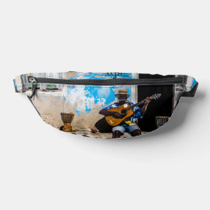 Music is the medicine of the mind fanny pack