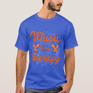 Music is therapy vintage T-Shirt
