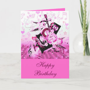 Music Journey,Pink_ Card