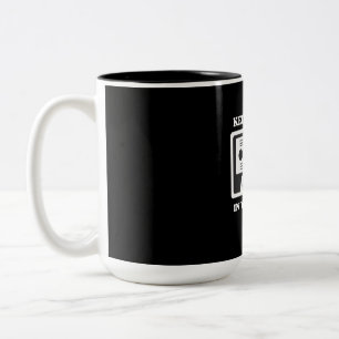 Music Keep A Song In Your Heart Two-Tone Coffee Mug