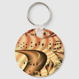 Music Keys Notes World Destiny Art Digital Keychain