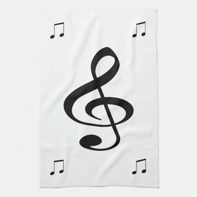 Music Kitchen Towel (Vertical)