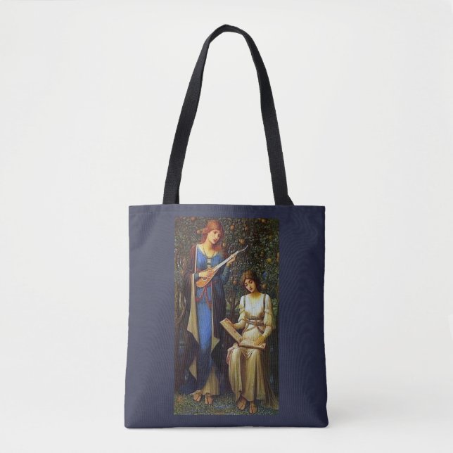 Music Large Tote Bag (Front)