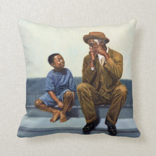 Music Lesson #2 2000 Throw Pillow
