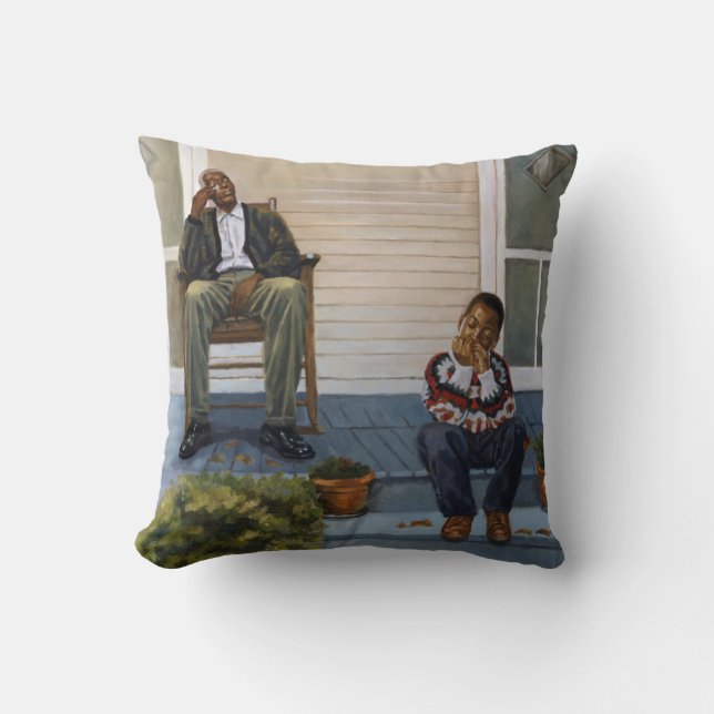 Music Lesson #3 2000 Throw Pillow (Front)
