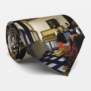 Music Lesson Johannes Vermeer Tie