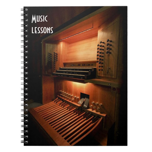 Music lessons notebook (Front)