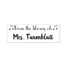 Music Library Stamp