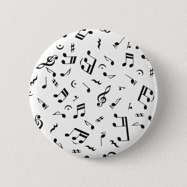 Music  Lives_ 2 Inch Round Button (Front)