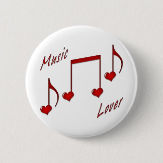 Music Lover 2 Inch Round Button
