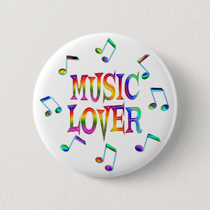 Music Lover 2 Inch Round Button