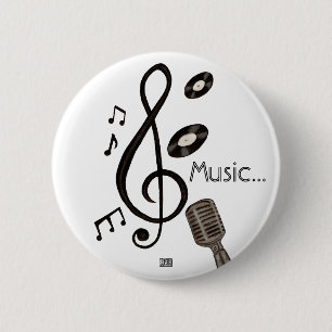 Music Lover 2 Inch Round Button
