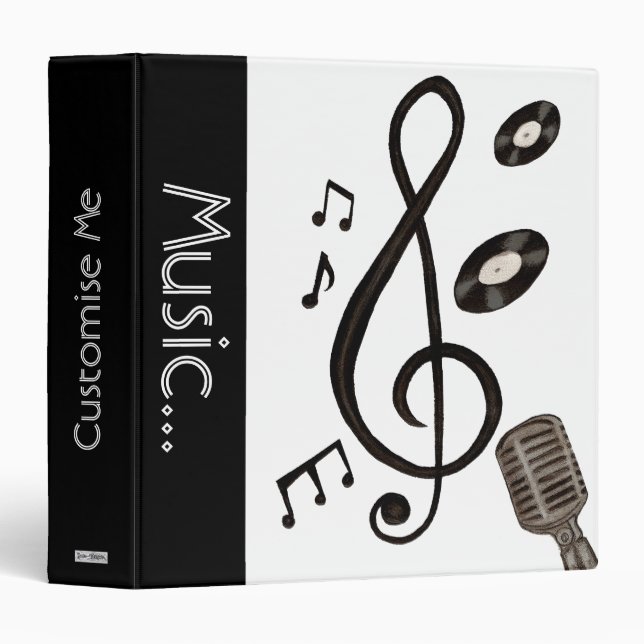 Music Lover Binder (Front/Spine)