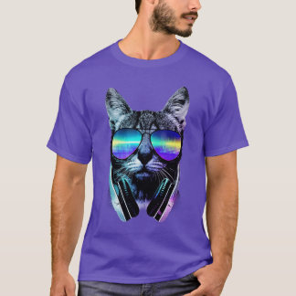 Music Lover Cat friends T-Shirt