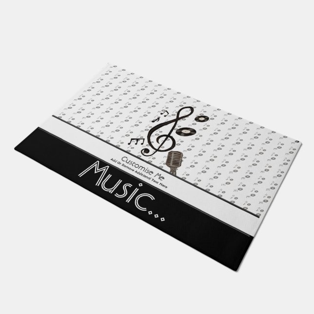 Music Lover Doormat (Angled)