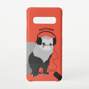 Music Lover Ferret Name Samsung Galaxy Case