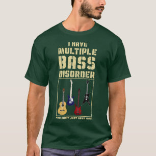 Music Lover Funny Bass Player Gift Bass Guitar T-Shirt