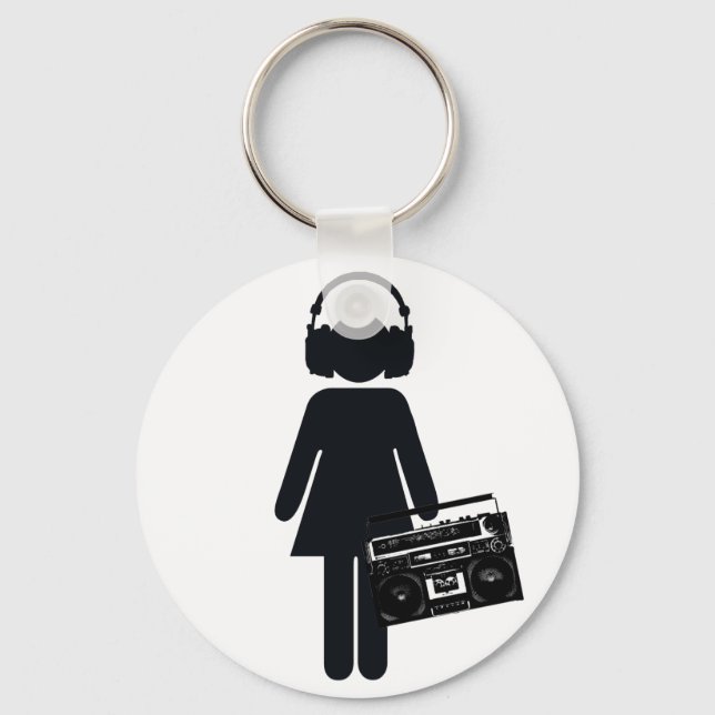 Music Lover Keychain (Front)