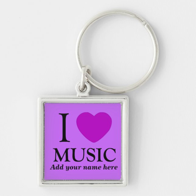 Music Lover_ Keychain (Front)