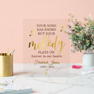 Music Lover Memorial Keepsaké