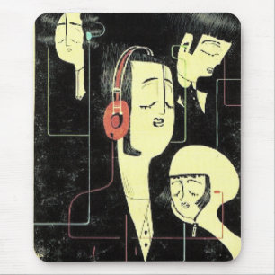 music lover mouse pad