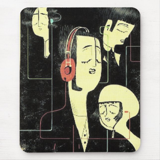 music lover mouse pad (Front)