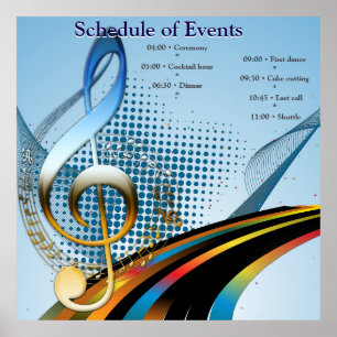 Music Lovers Celebration Themes Poster