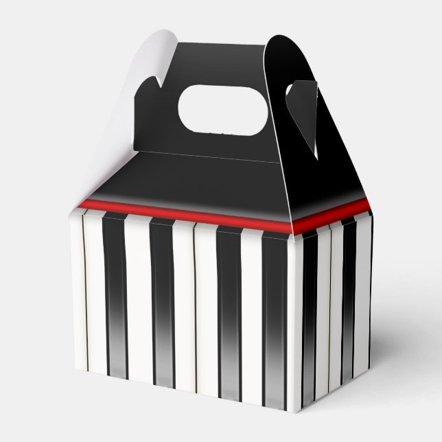 Music lovers cute party favour box (Front Side)