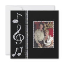 Music Lovers Diamond Shimmer On Black Wedding