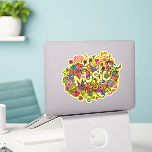 Music Lovers Vinyl – Colourful Artistic Graffiti 