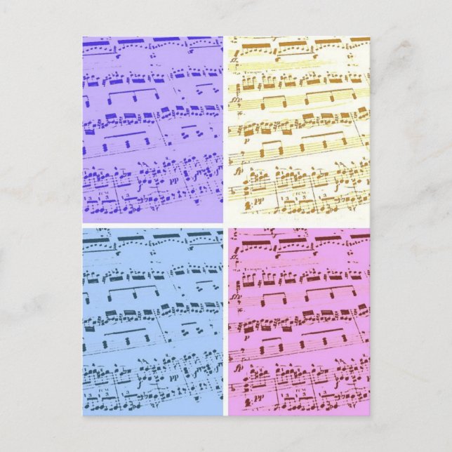 Music Major/Student/Teacher Postcard (Front)
