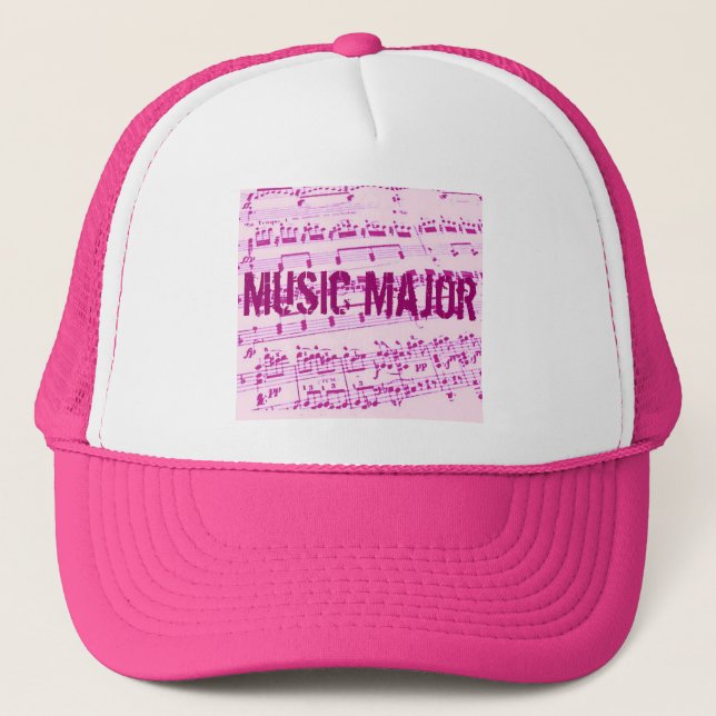 Music Major/Student/Teacher Trucker Hat (Front)