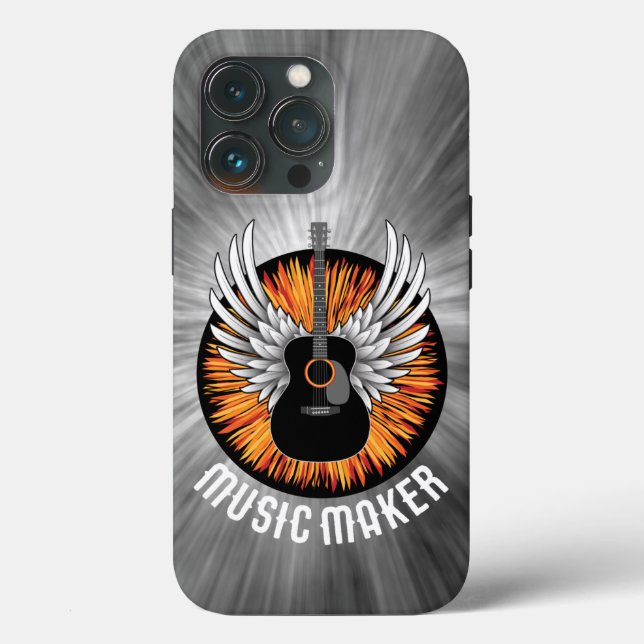 Music Maker (guitar player) Case-Mate iPhone Case (Back)
