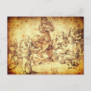 Music Making Angels by Albrecht Durer Holiday Postcard