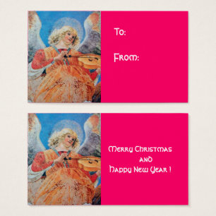 MUSIC MAKING CHRISTMAS ANGEL Fuchsia