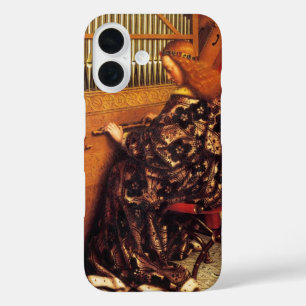 MUSIC MAKING CHRISTMAS ANGEL /Organ Player iPhone 16 Case