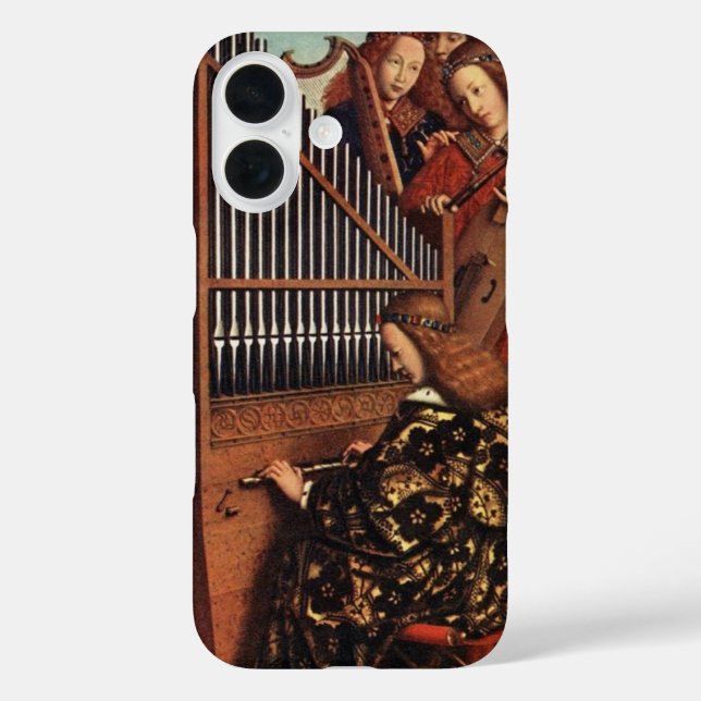 MUSIC MAKING CHRISTMAS ANGELS /Organ Player Case-Mate iPhone Case (Back)