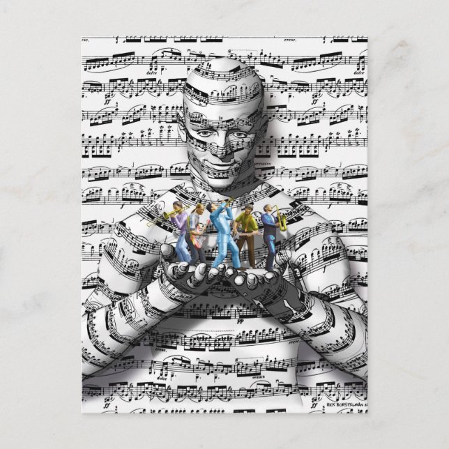 Music Man Postcard (Front)