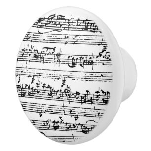 Music manuscript ceramic pull