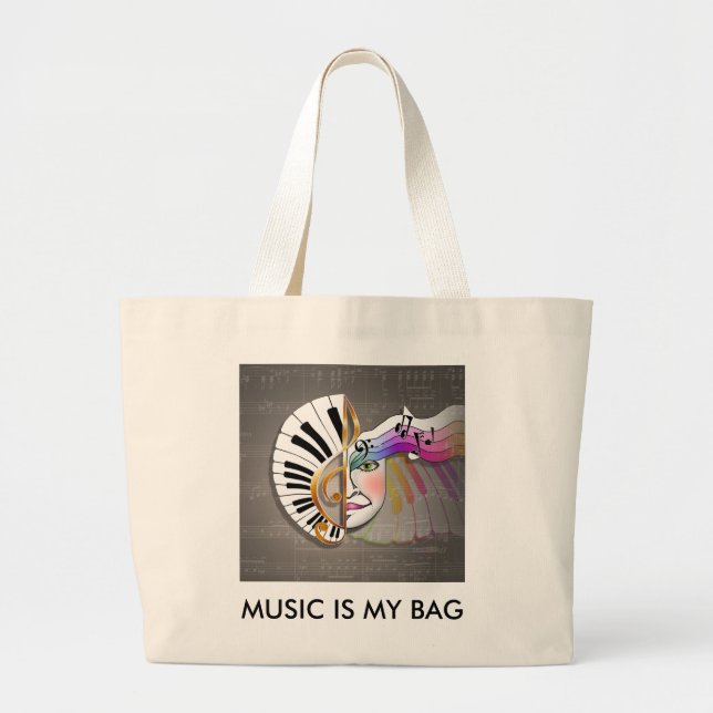 Music Mask BAGS & TOTES (Front)