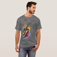 music mens tshirts soul saxophone player