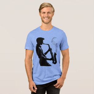 music mens tshirts soul saxophone player