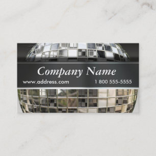 Music Mirrorball Business Cards