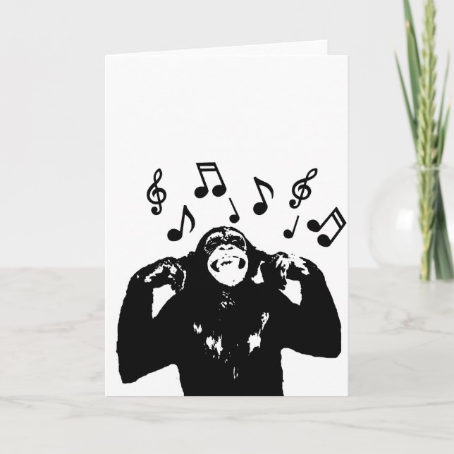 music monkeymonkey card (Front)