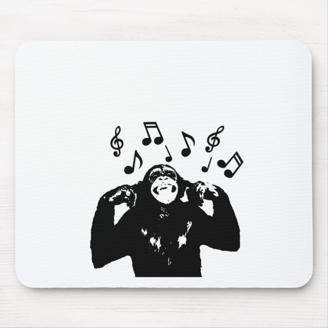 music monkeymonkey mouse pad (Front)
